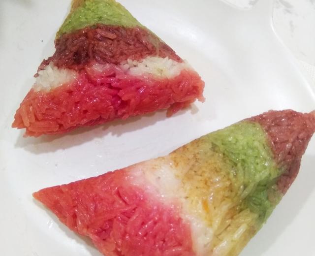 五彩粽子的做法