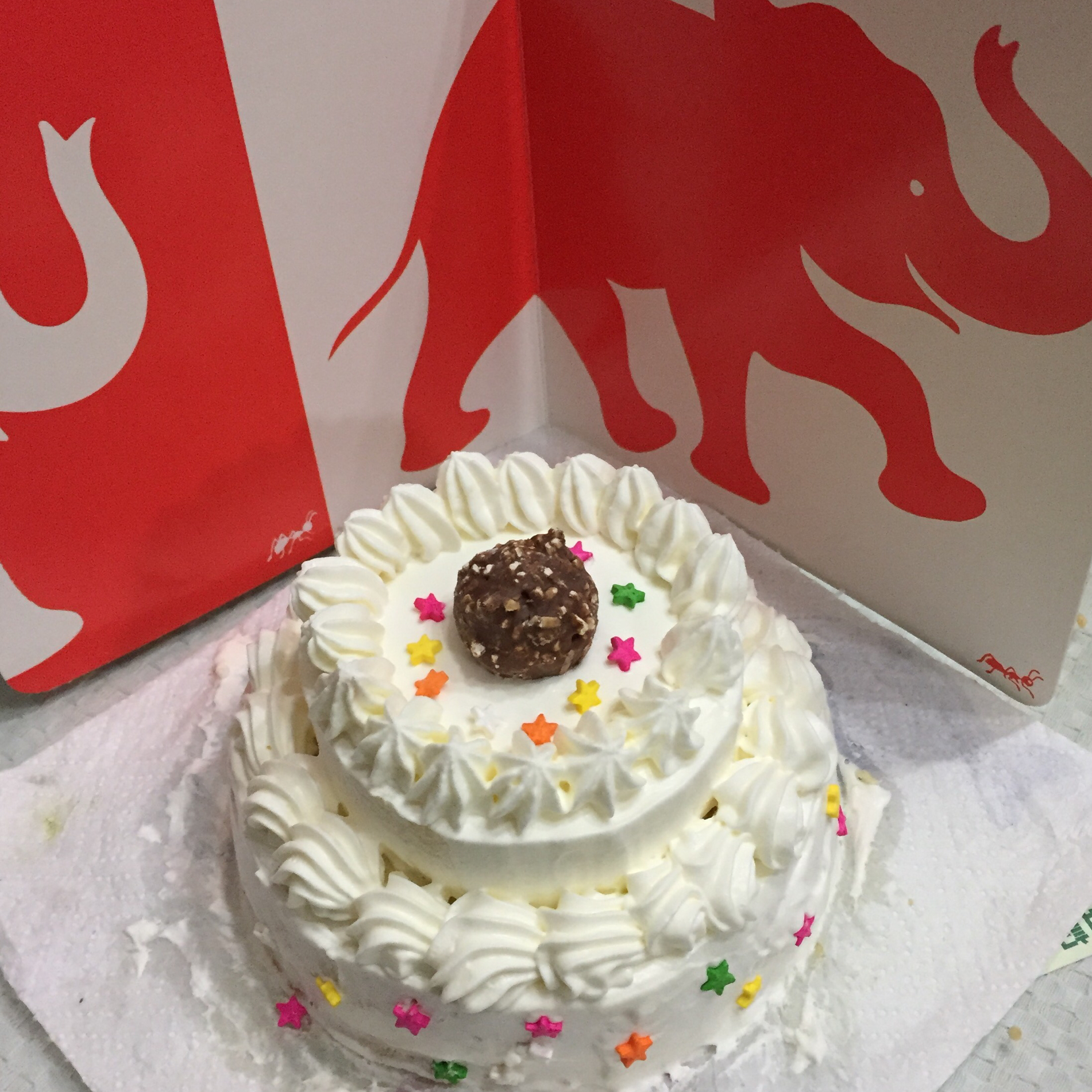 圣诞“裸蛋糕”