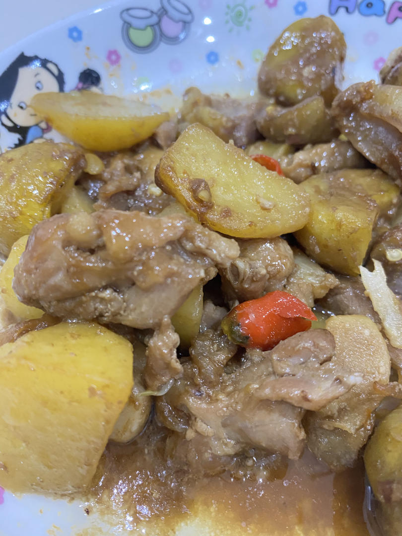 土豆烧鸡（非常下饭哦~）