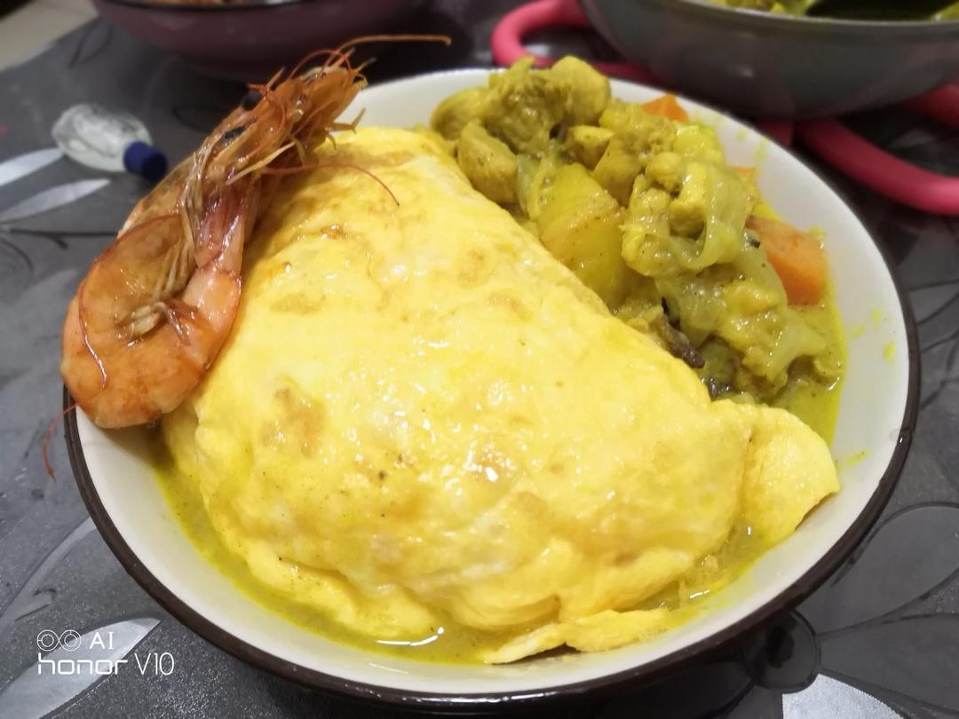 颜值高又好做的裙子蛋包饭