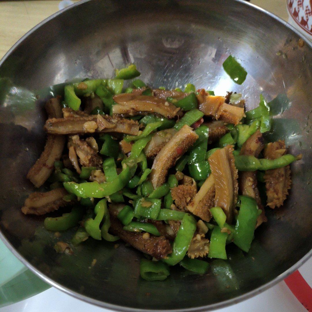 青椒炒牛肚丝