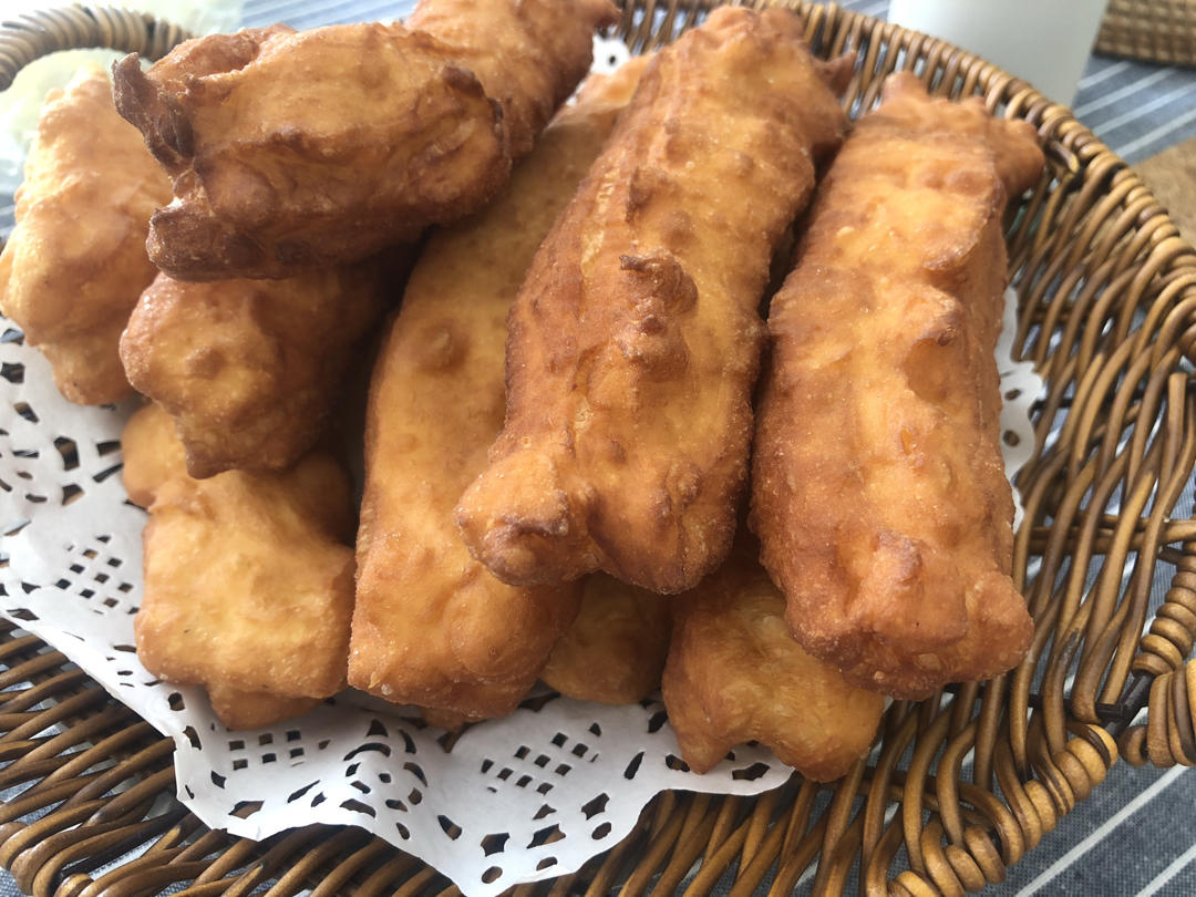 快手早餐～自制油条（酵母版，不含泡打粉、膨松剂）