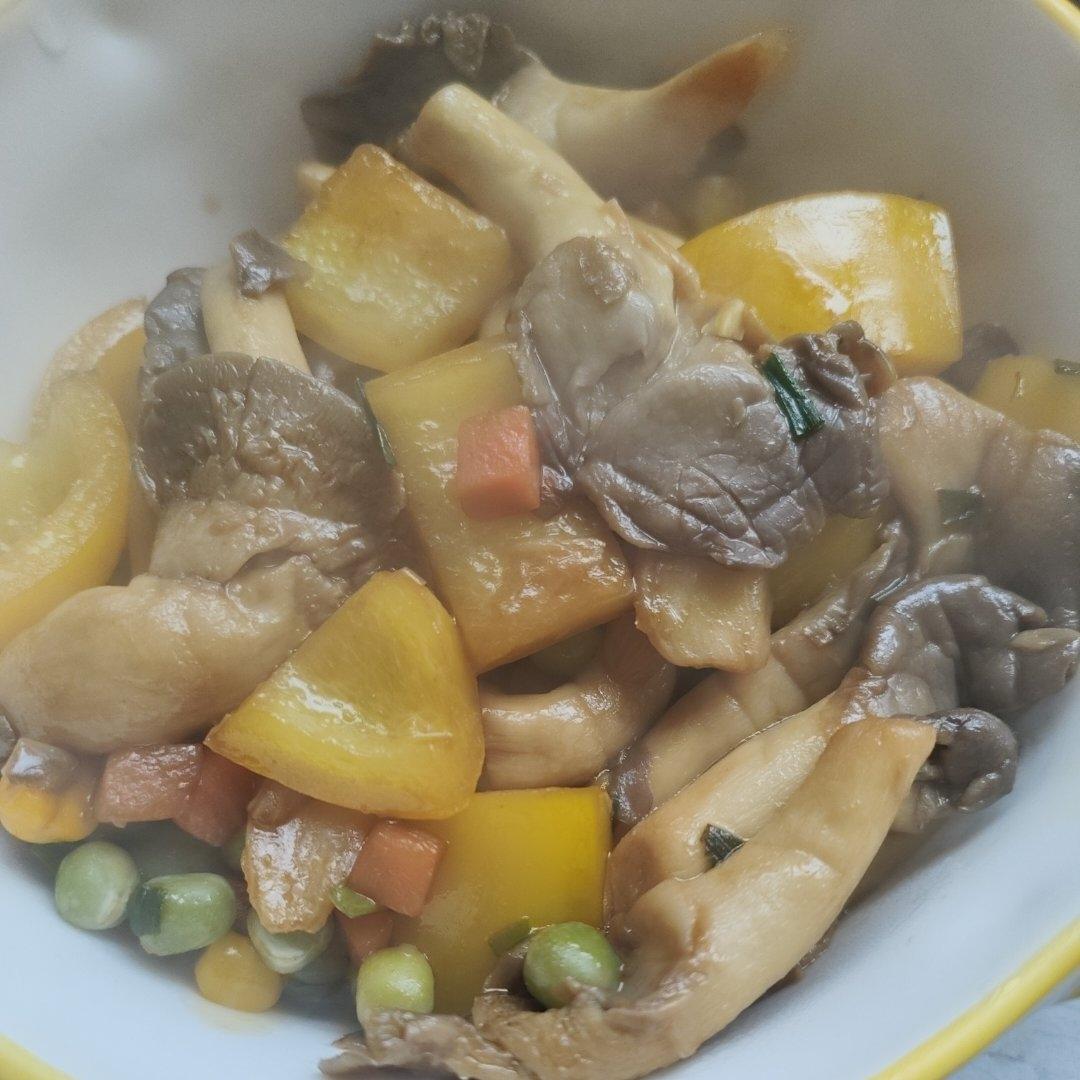 香菇炒青椒
