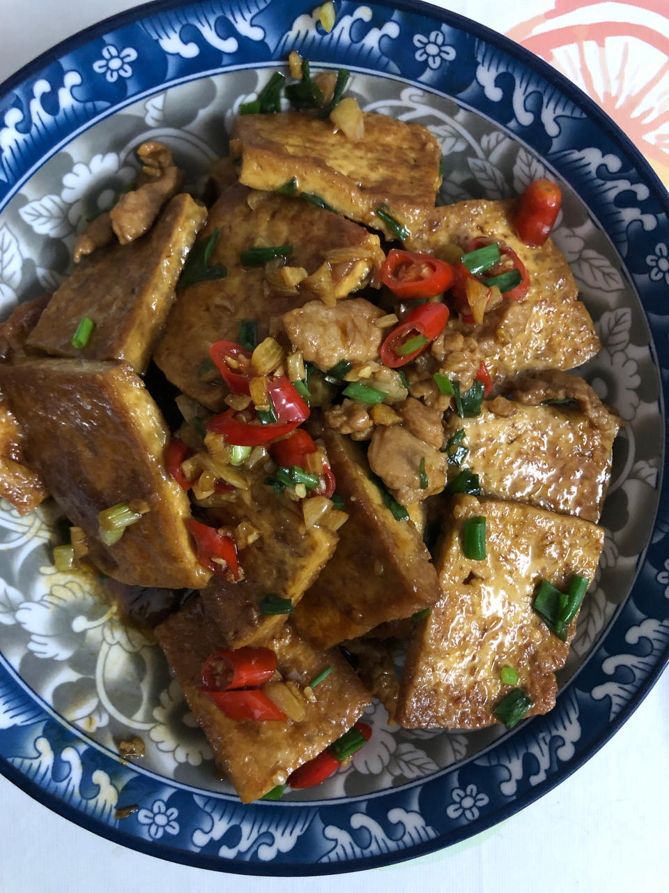 蒜香煎豆腐 炒鸡无敌美味