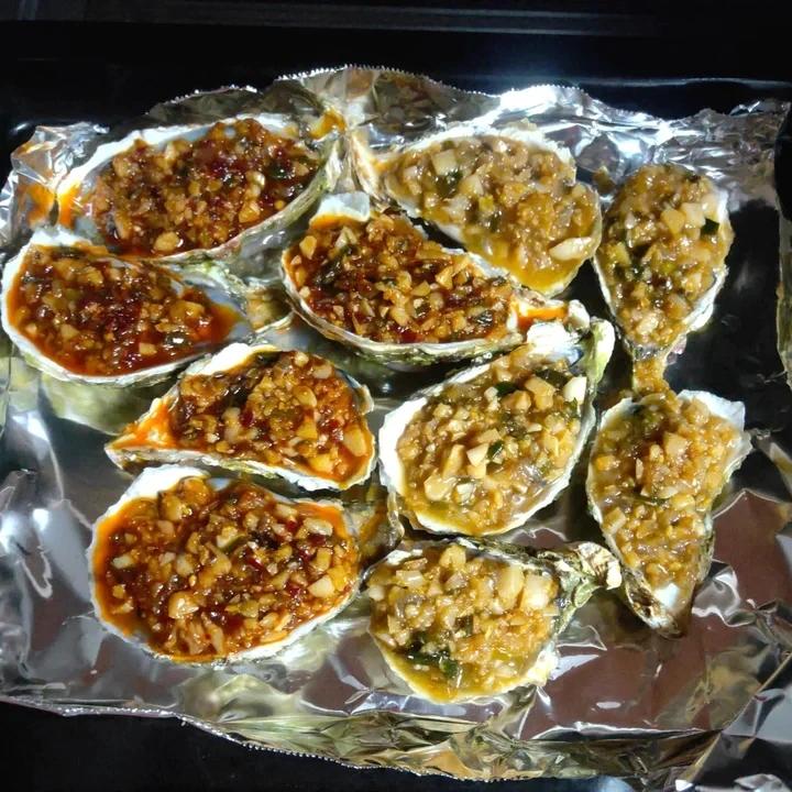蒜蓉烤生蚝（烤箱版首发）