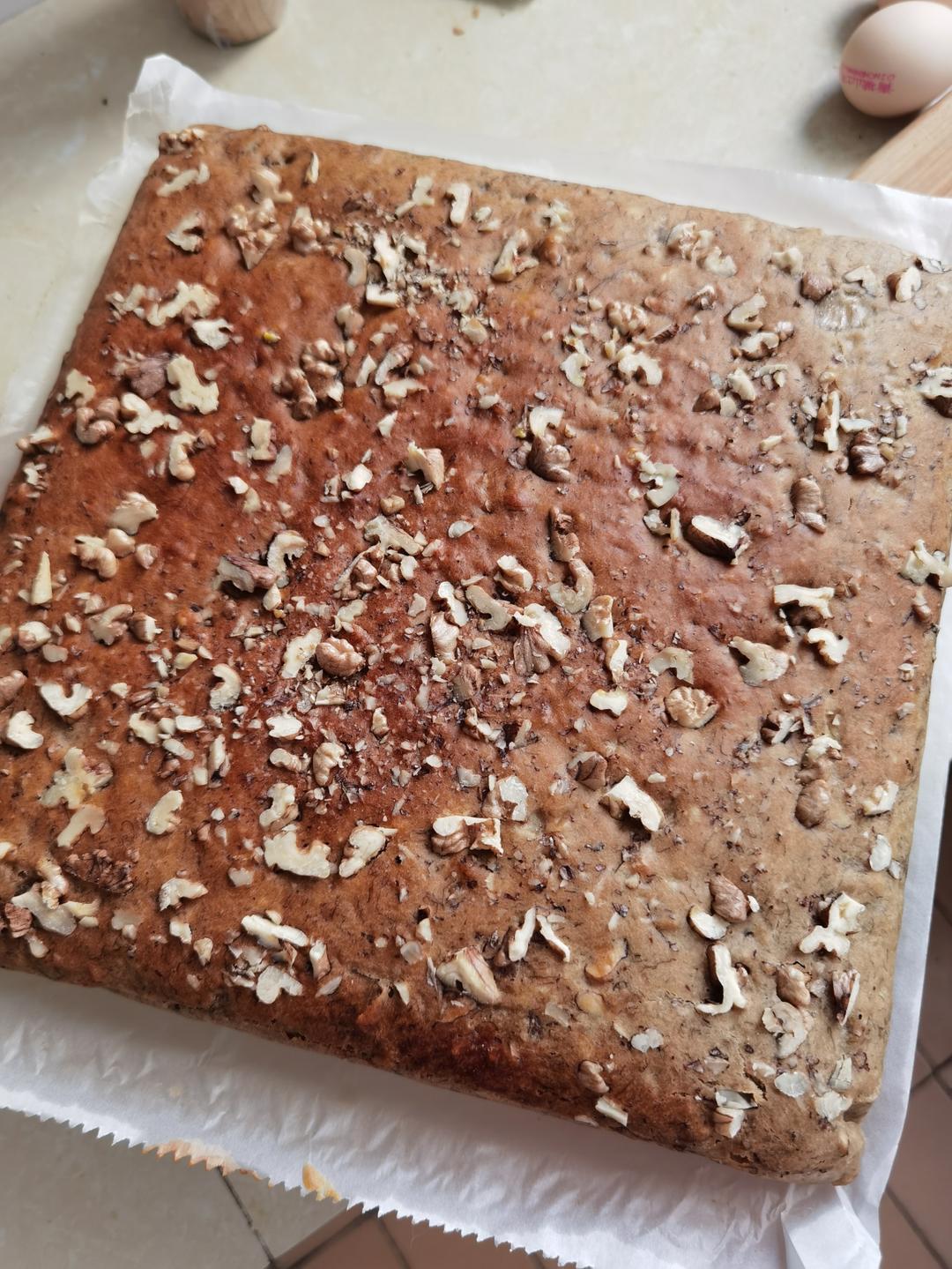 香蕉核桃蛋糕（低油少糖健康版）