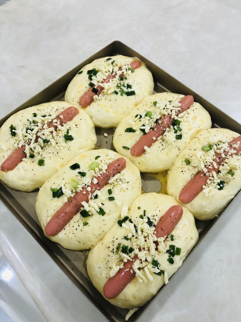 手揉面做面包，揉出手套膜