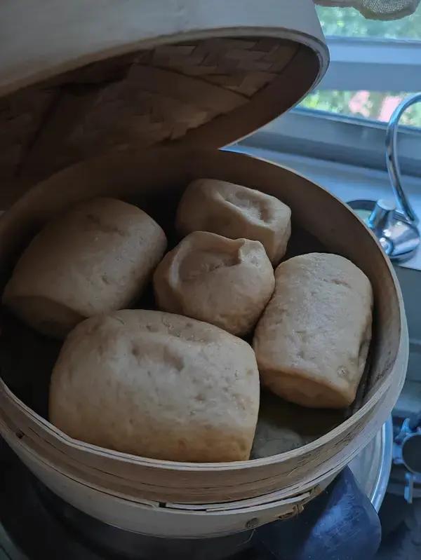 一次发酵，比面包还好吃的全麦馒头