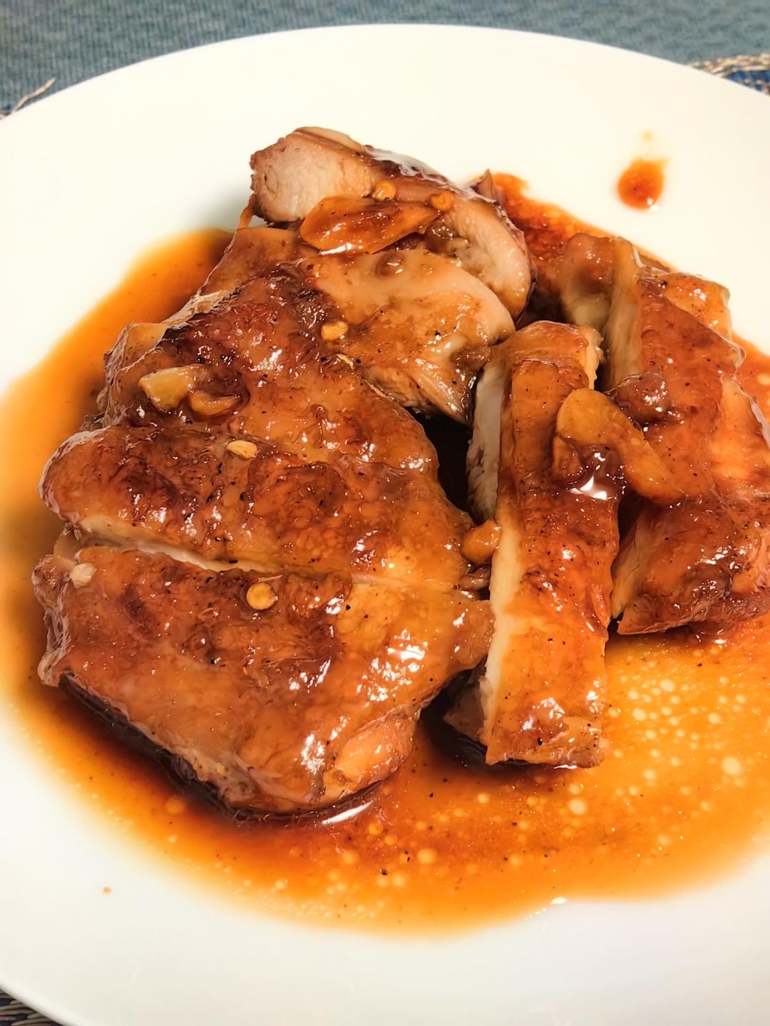 蒜香蜜汁鸡腿肉