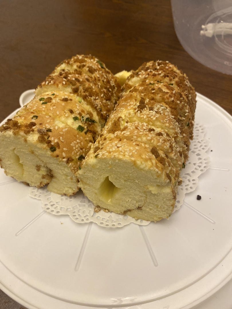 香葱肉松蛋糕卷