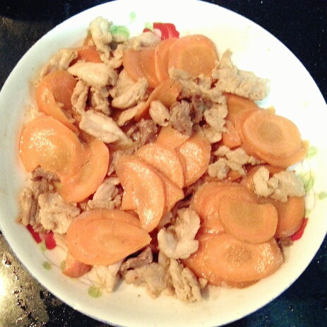 胡萝卜炒肉