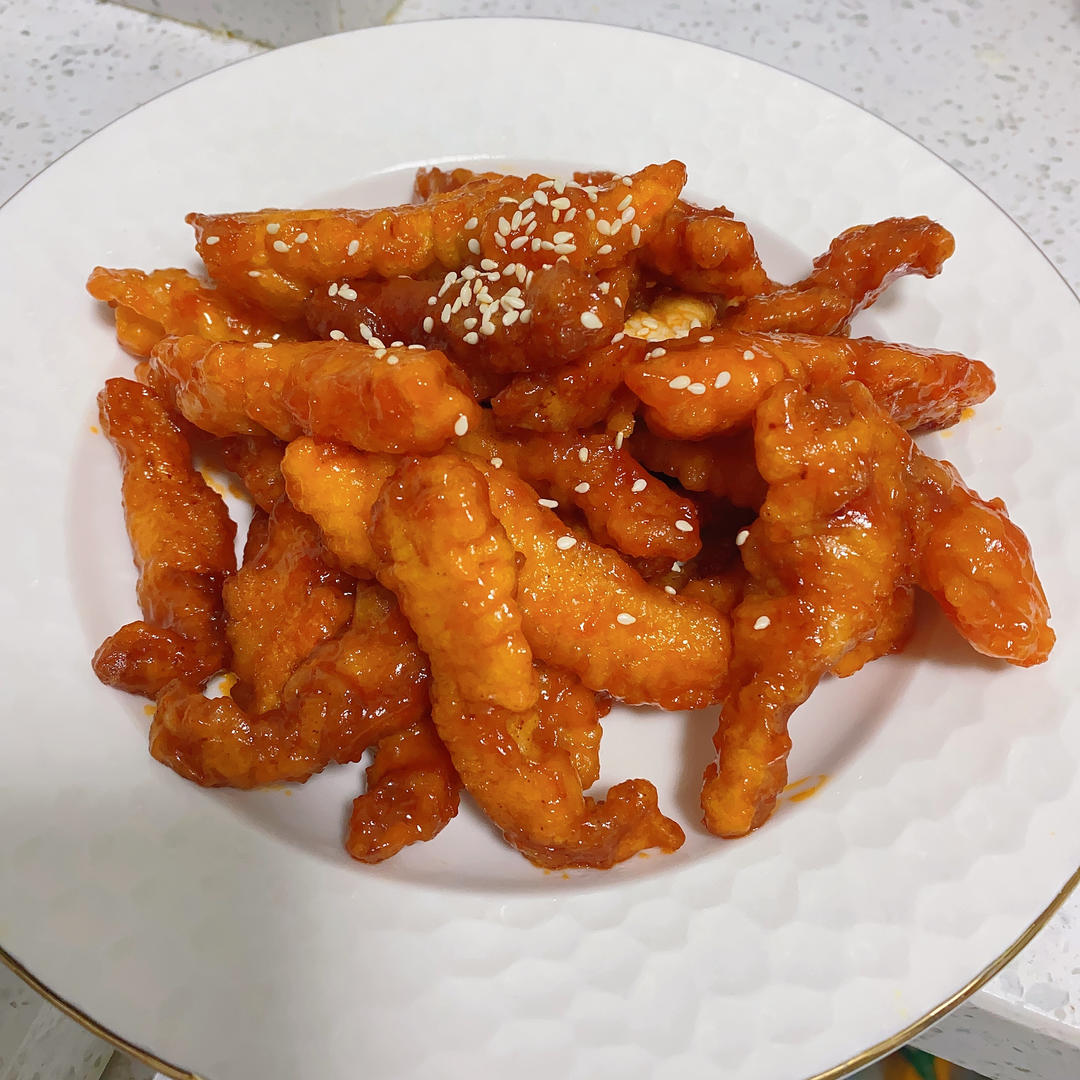 饭店里面糖醋里脊凭什么那么好吃，你看你也行