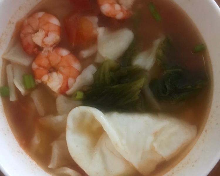 番茄大虾面