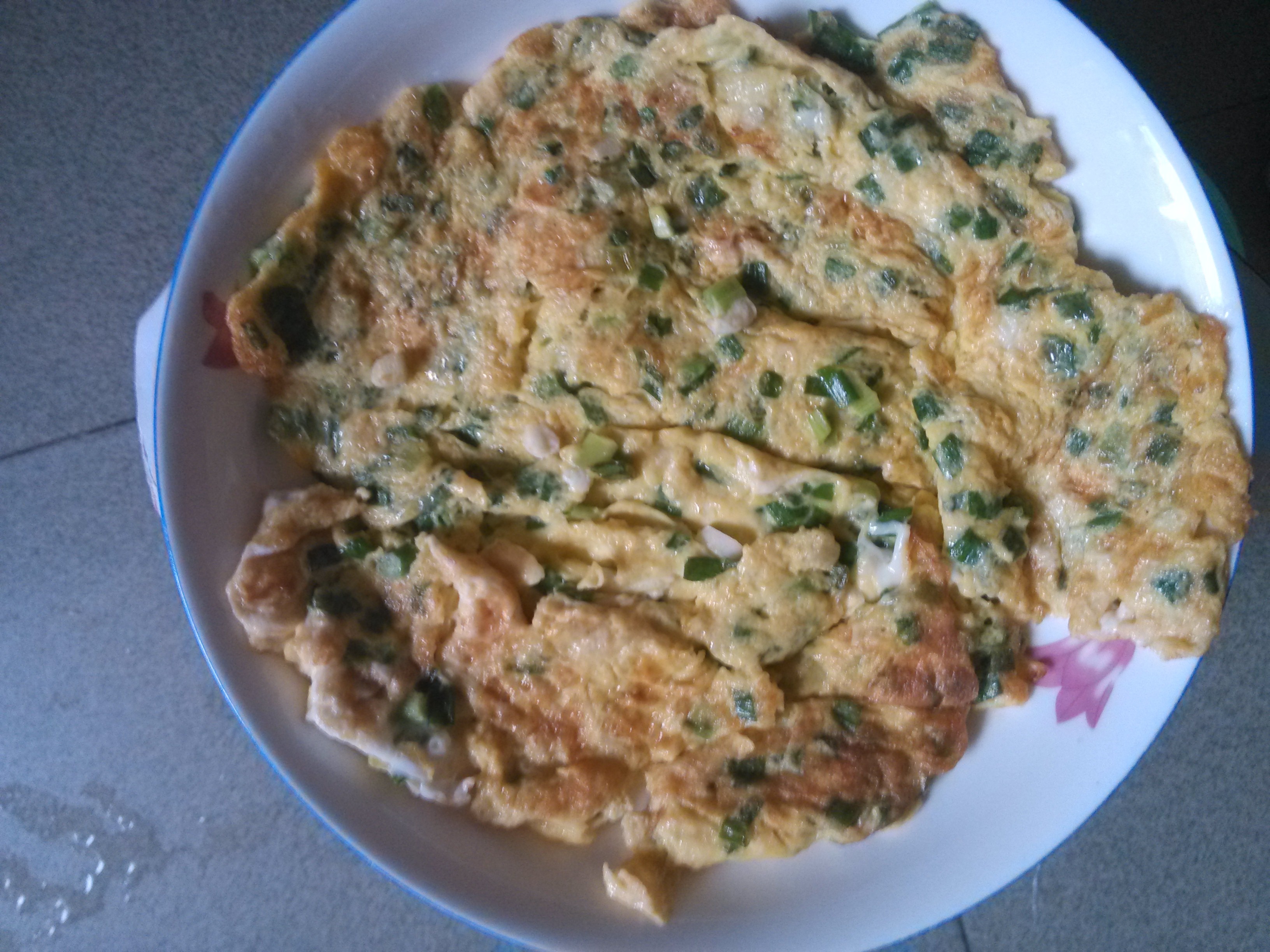葱花鸡蛋饼
