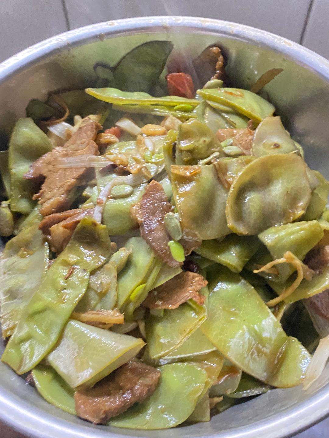 扁豆炒肉