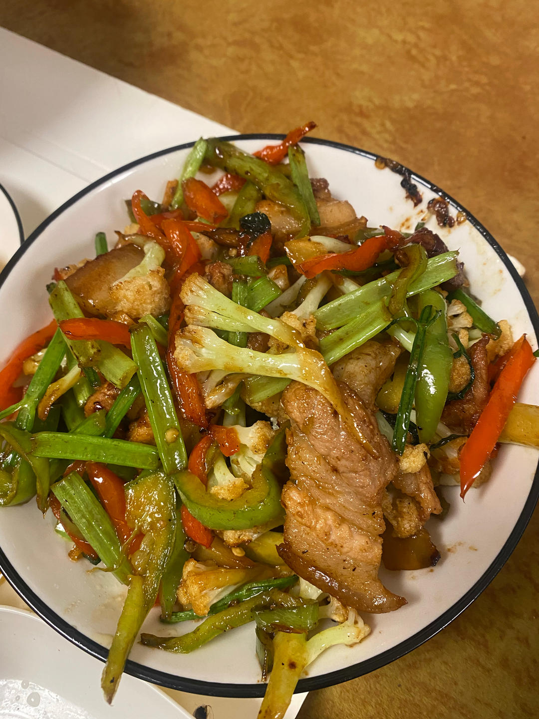 和饭店一个味道的干锅花菜