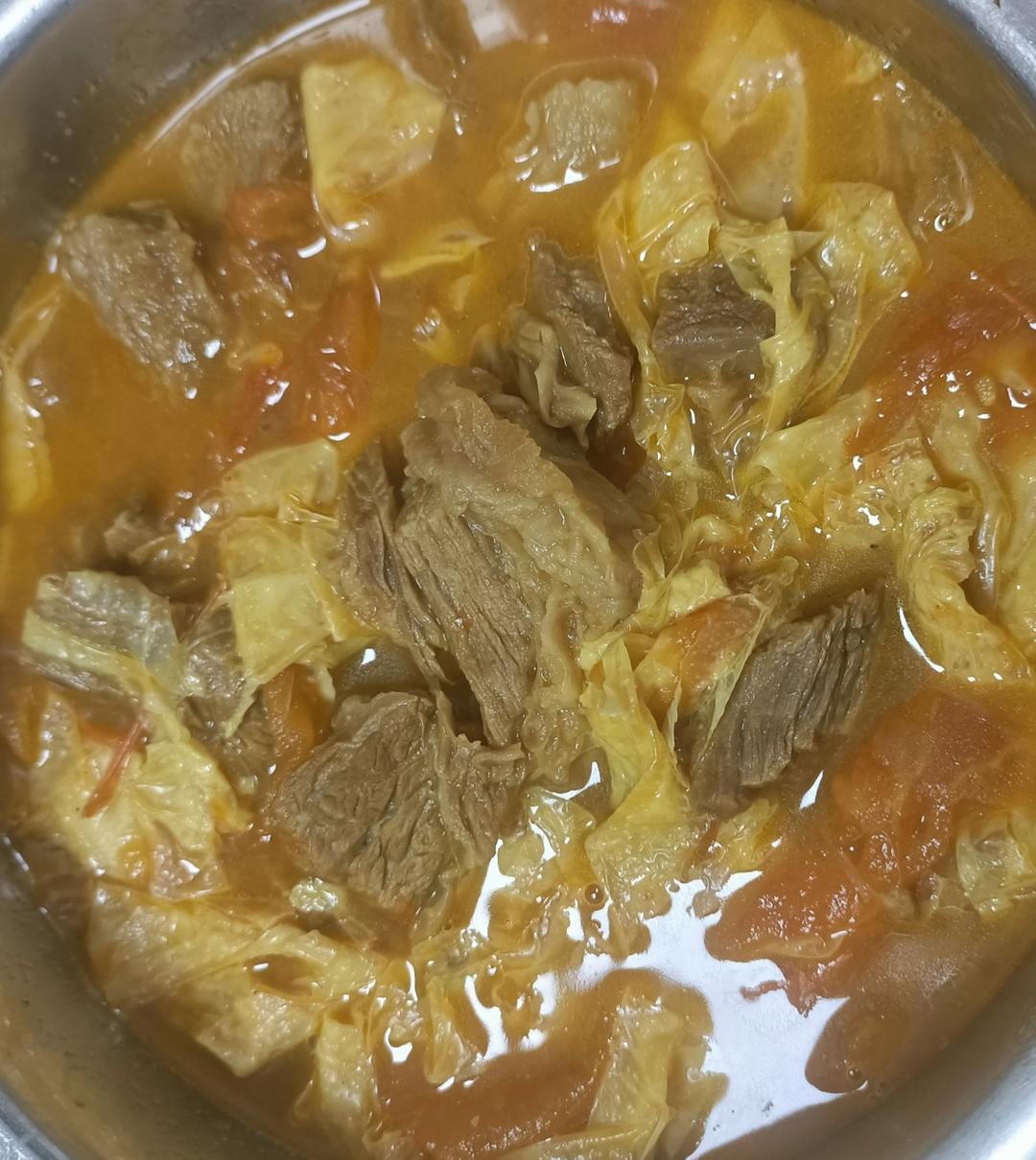 简易版西红柿炖牛腩