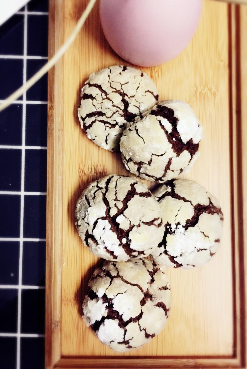 巧克力裂纹曲奇