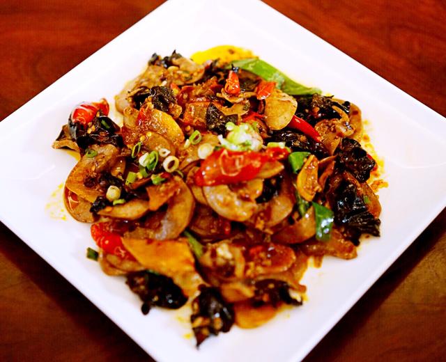 爆炒泡椒腰花的做法