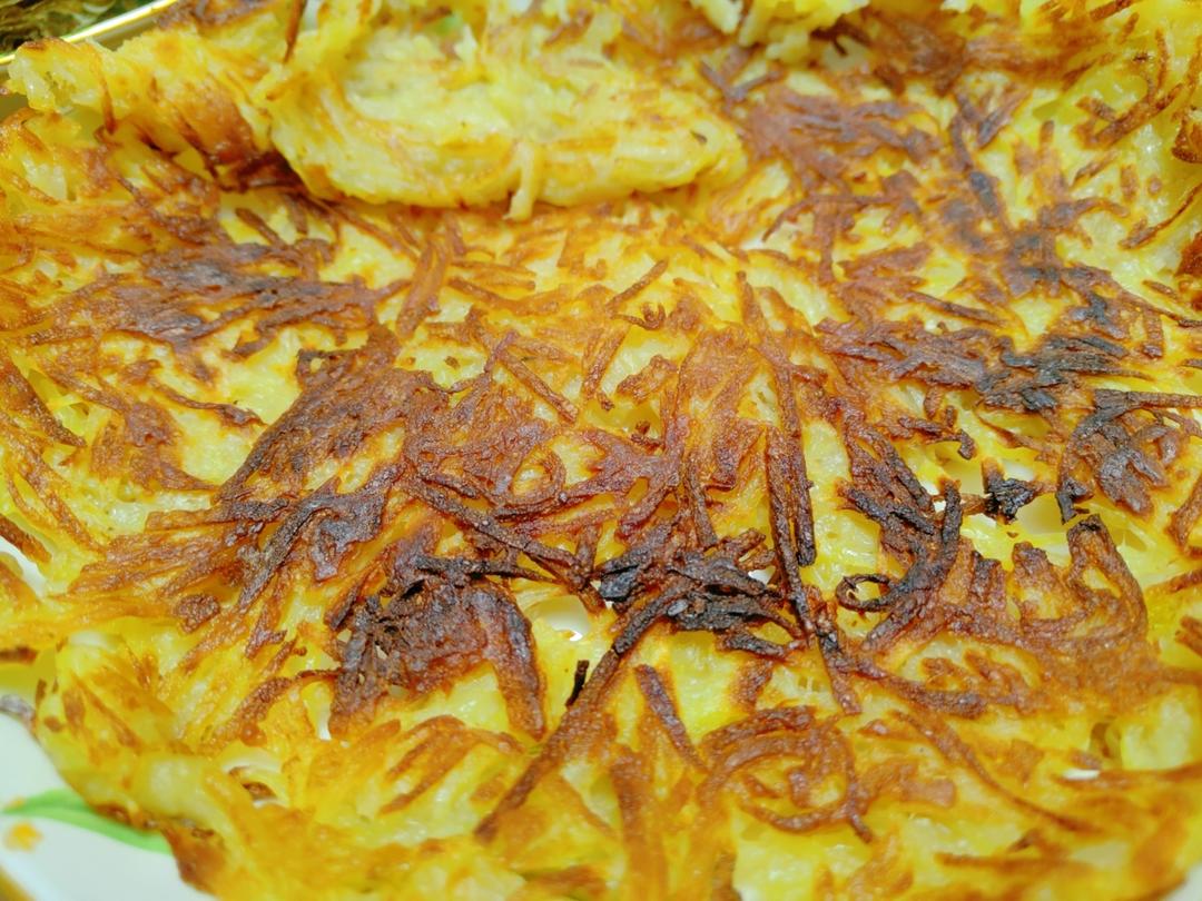 家常土豆饼 土豆丝饼电饼铛