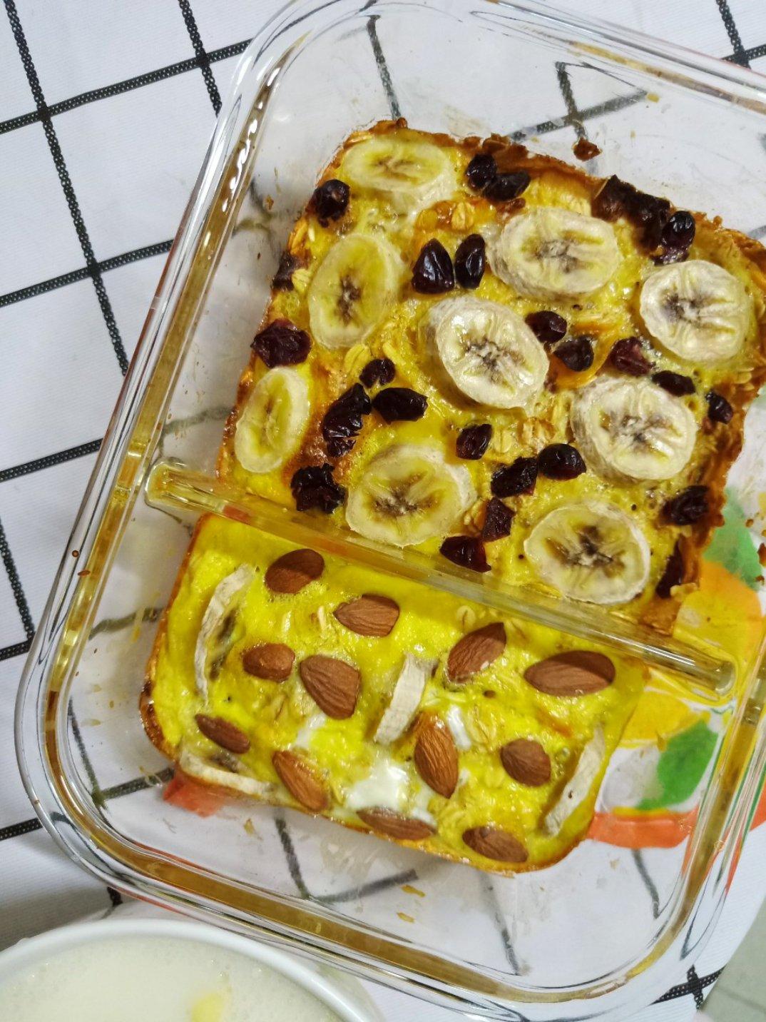 香蕉蓝莓烤燕麦