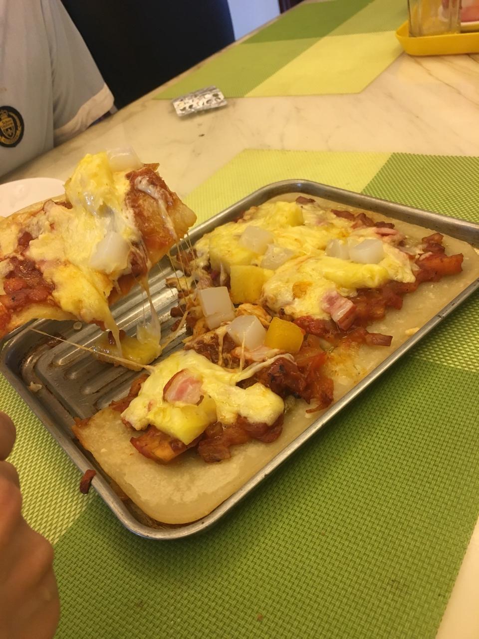 培根火腿披萨