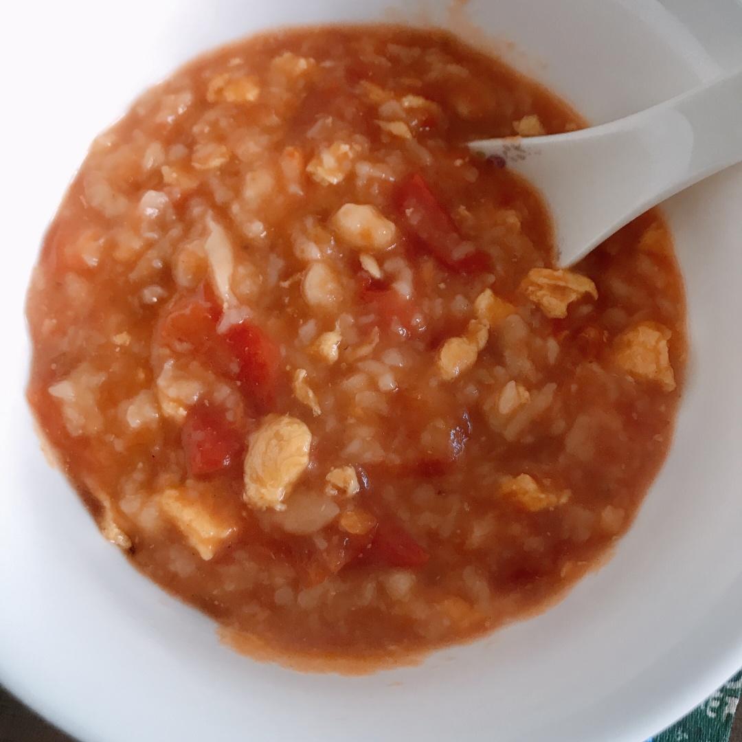 蕃茄鸡蛋面疙瘩