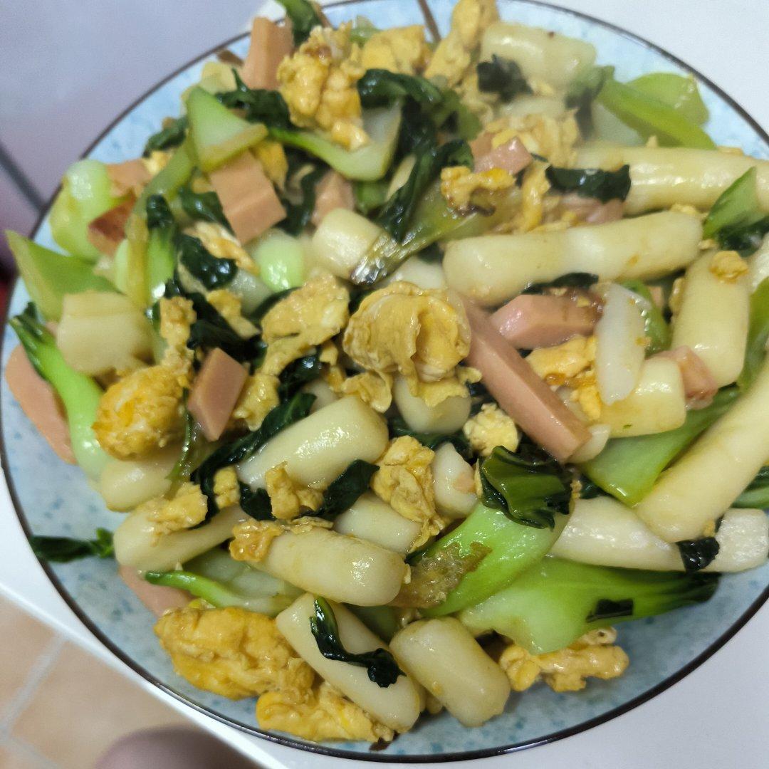 简单炒年糕(嵊州年糕)