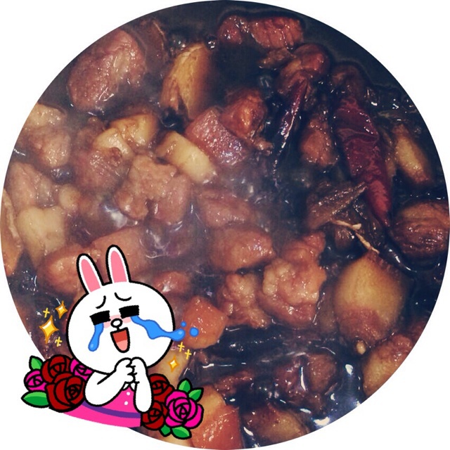 吃着碗里望着锅里的红烧肉