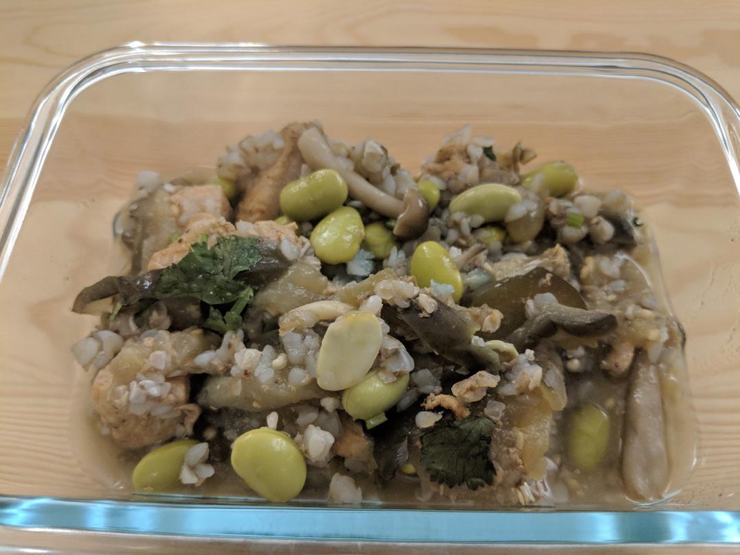 【健康三餐】鹰嘴豆鸡胸茄子饭