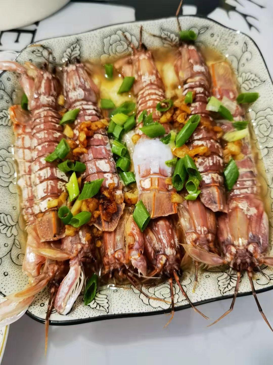 清蒸皮皮虾