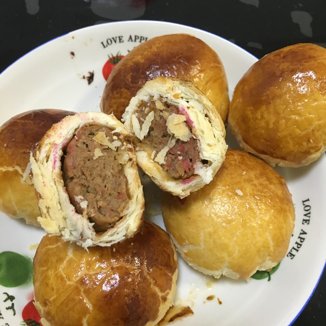 泳式鲜肉榨菜月饼
