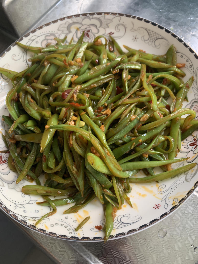 比肉好吃百倍无敌下饭素炒豆角丝