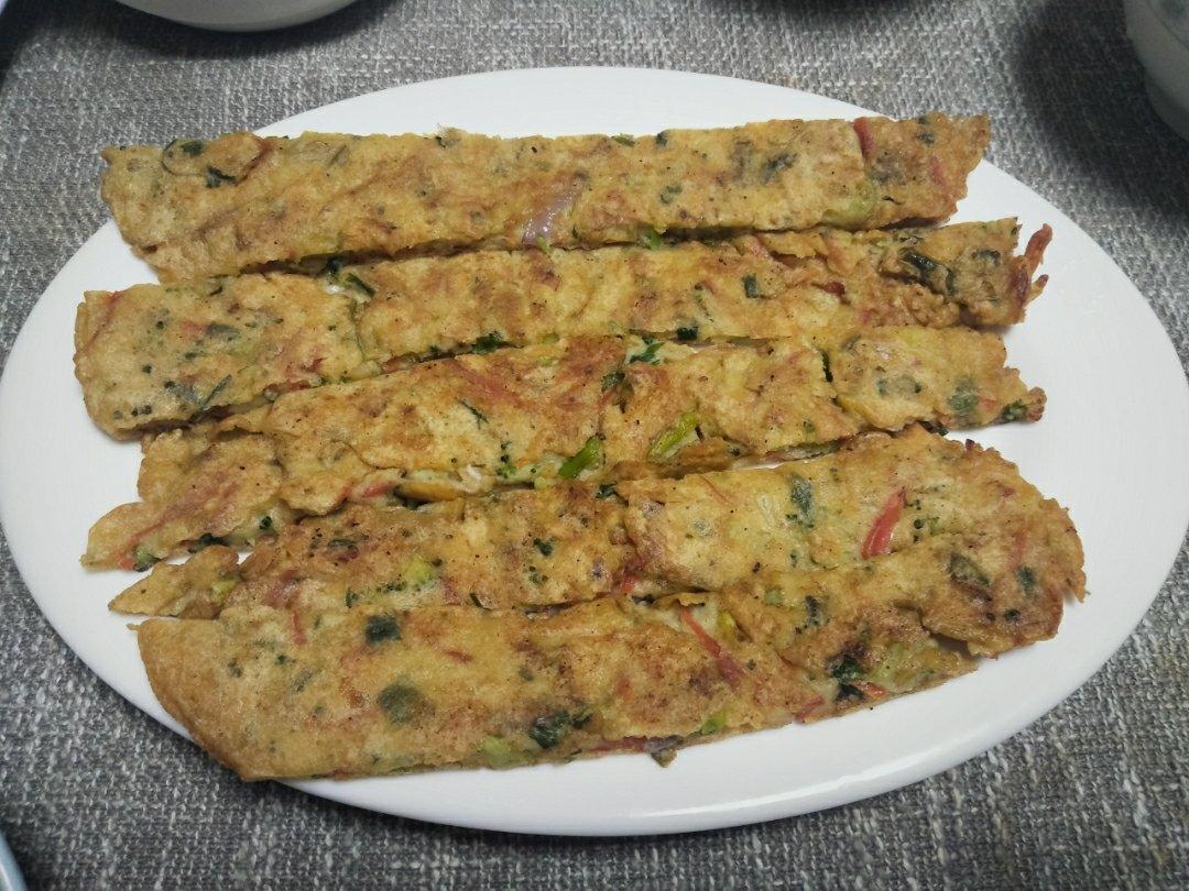 黄油时蔬早餐饼
