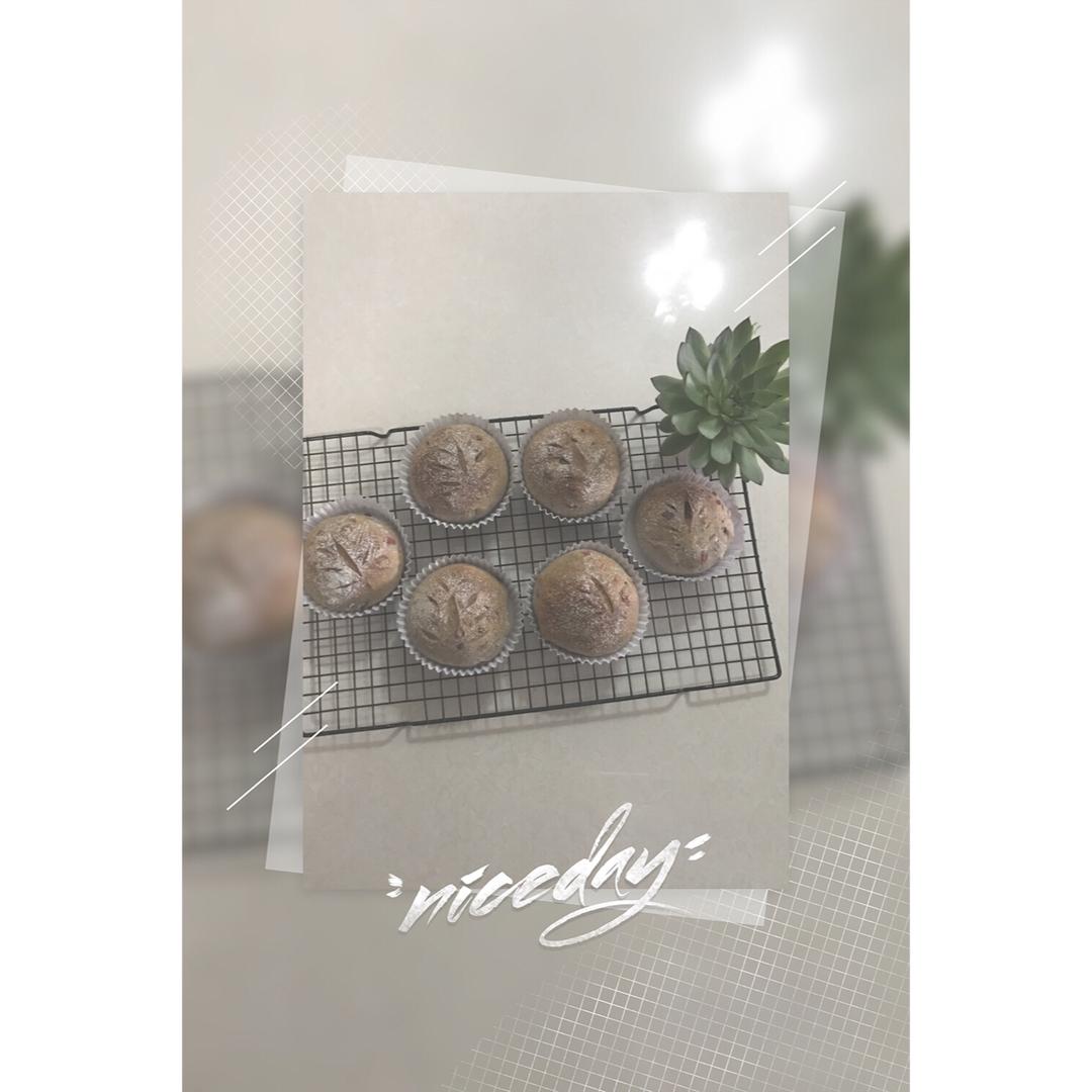 全麦核桃包～软欧包