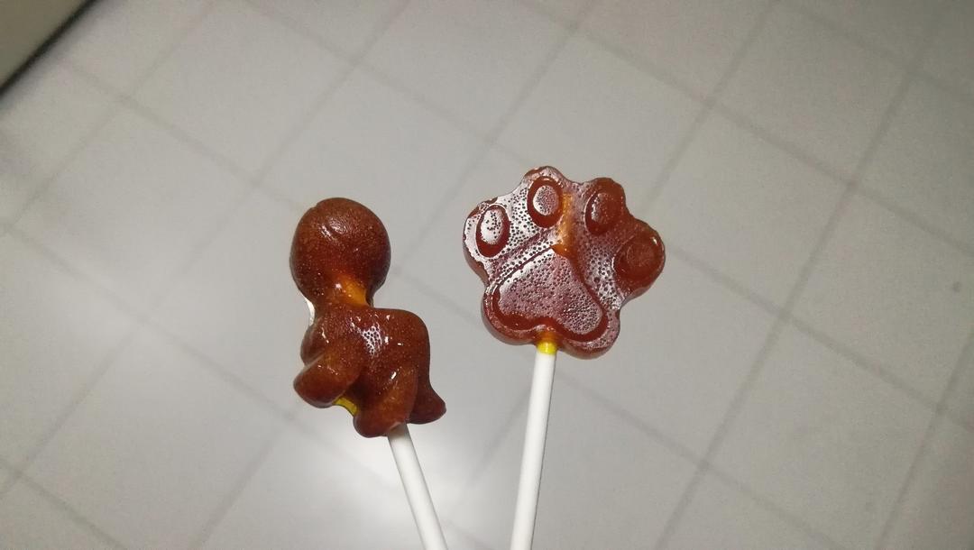 橘子味冰糖棒棒糖