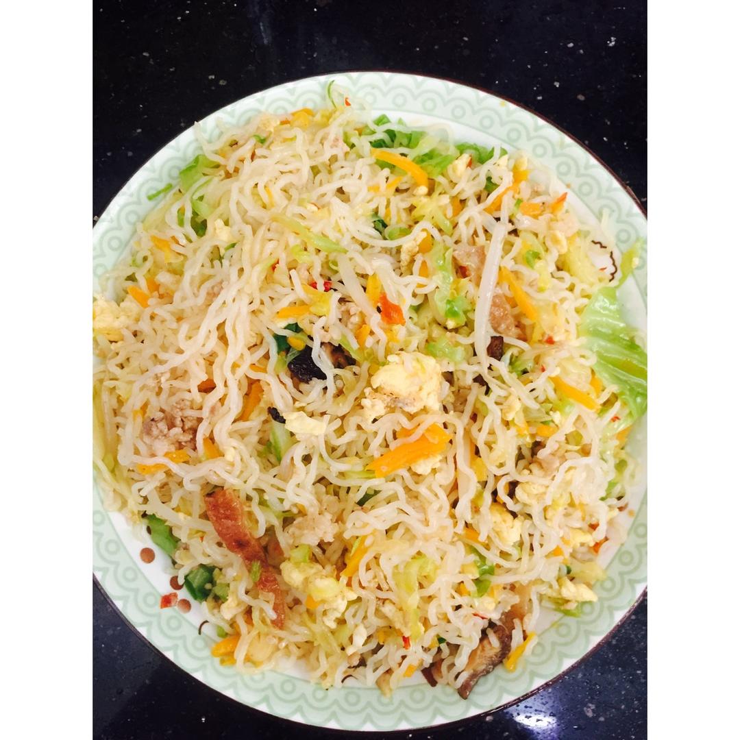 肉末（肉丝）炒粉丝