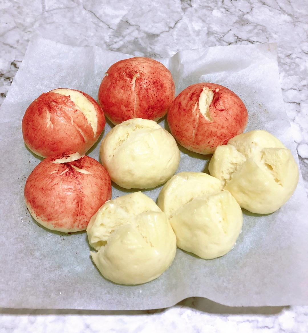 鸡蛋牛奶开花馒头（加了玉米面的，改天写一个不加的）
