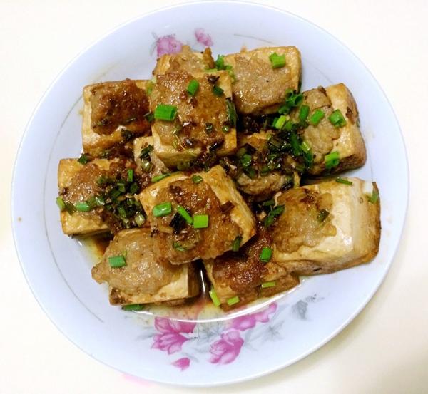 虾仁猪肉酿豆腐