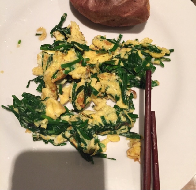 韭黄炒蛋