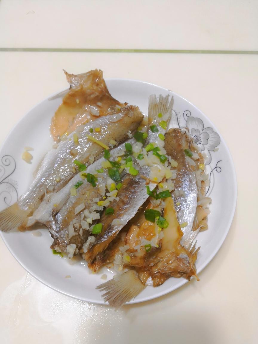 简易蒸咸海鱼
