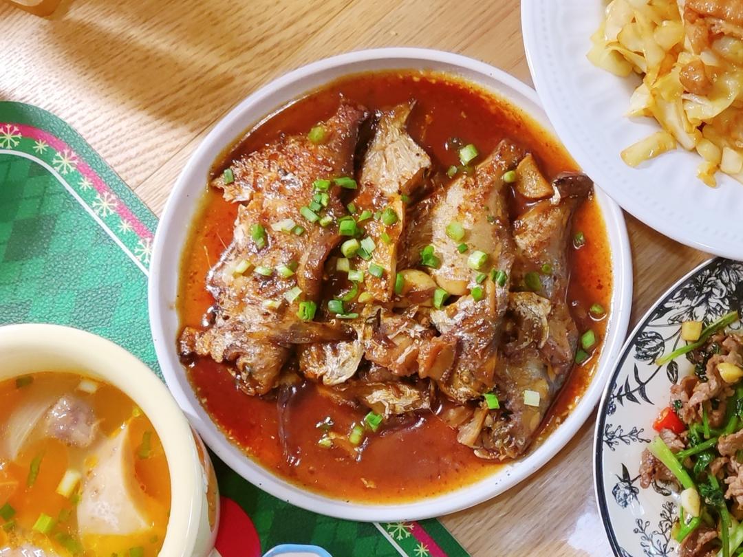 【家常菜】上海红烧鲳鱼