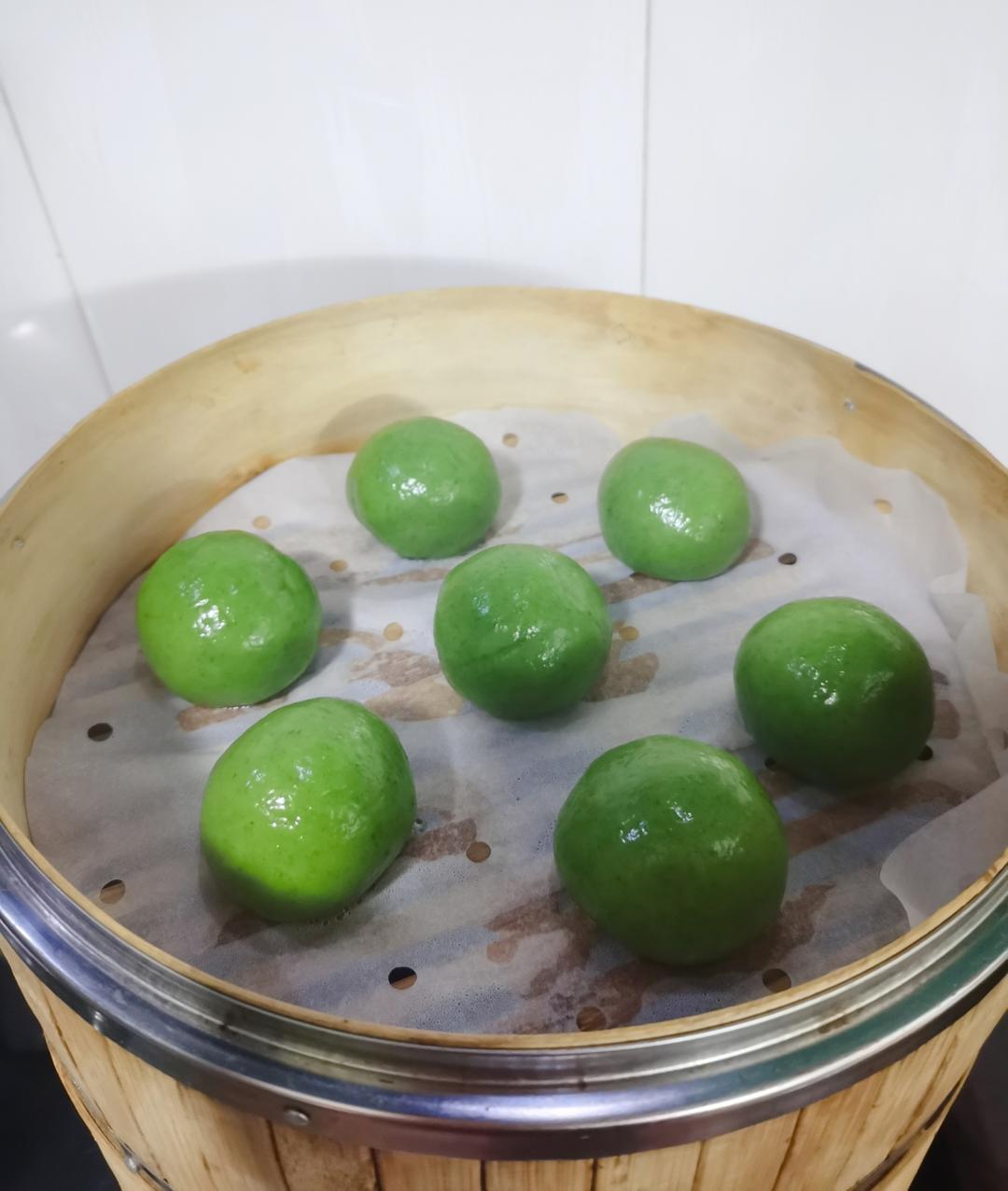 青团～三种馅料（附青团翠绿不变色的诀窍）