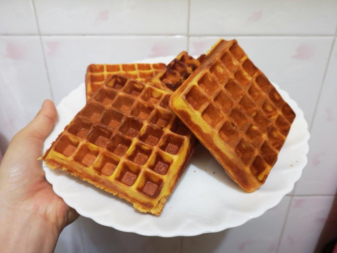 南瓜华夫饼