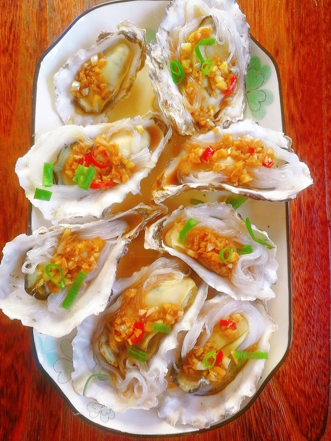 超简单～蒸蒜蓉生蚝