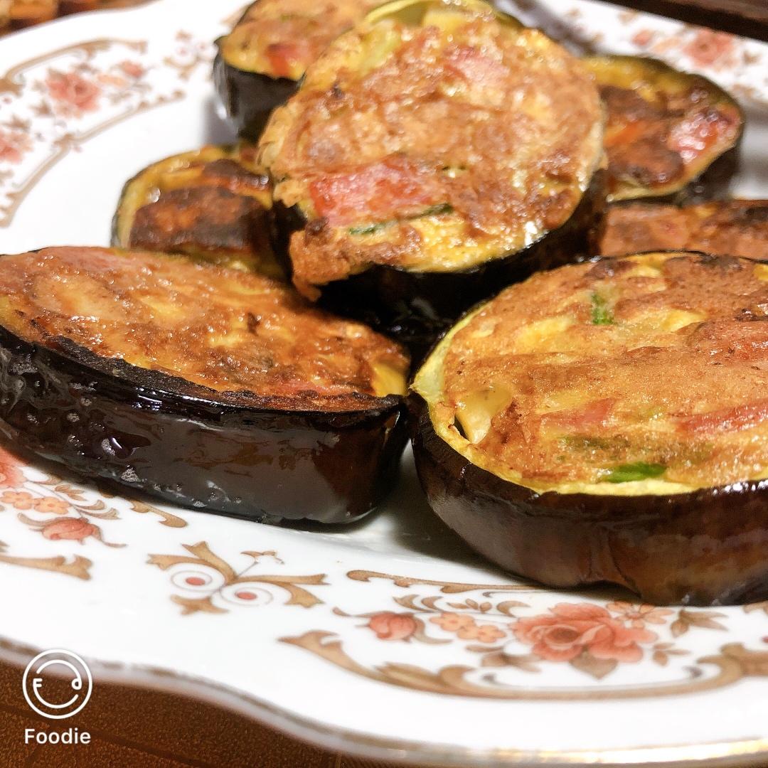 不一样的网红肉沫茄子饼