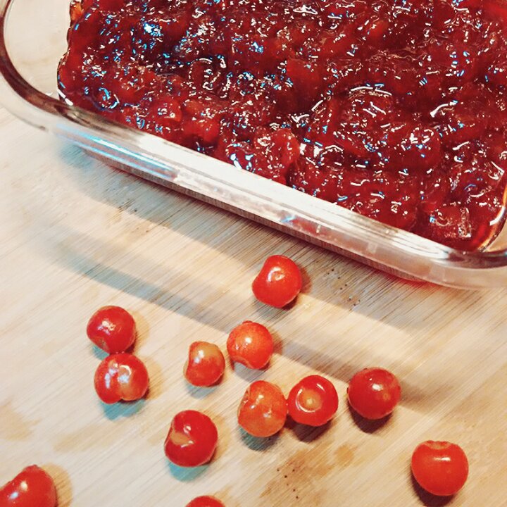 suer_5l6i做的自制樱桃酱