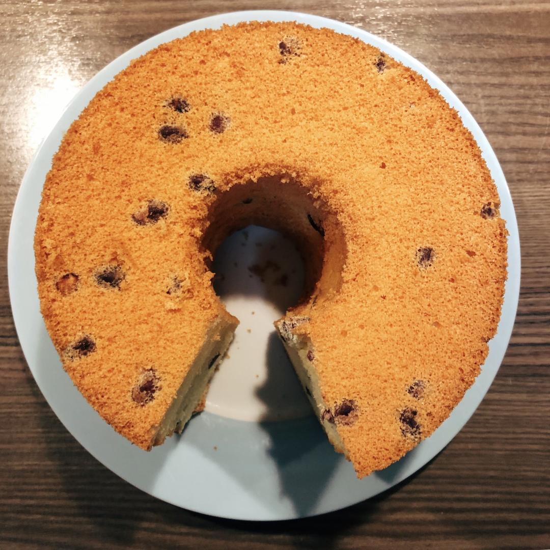 细腻绵软抹茶红豆戚风【附蜜红豆分布均匀小技巧】