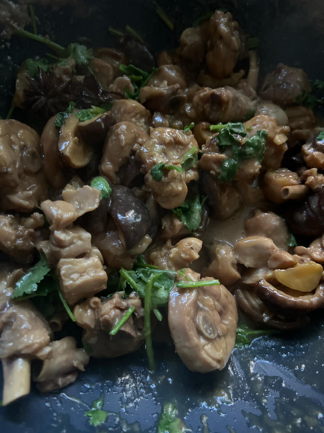 香菇炖鸡块