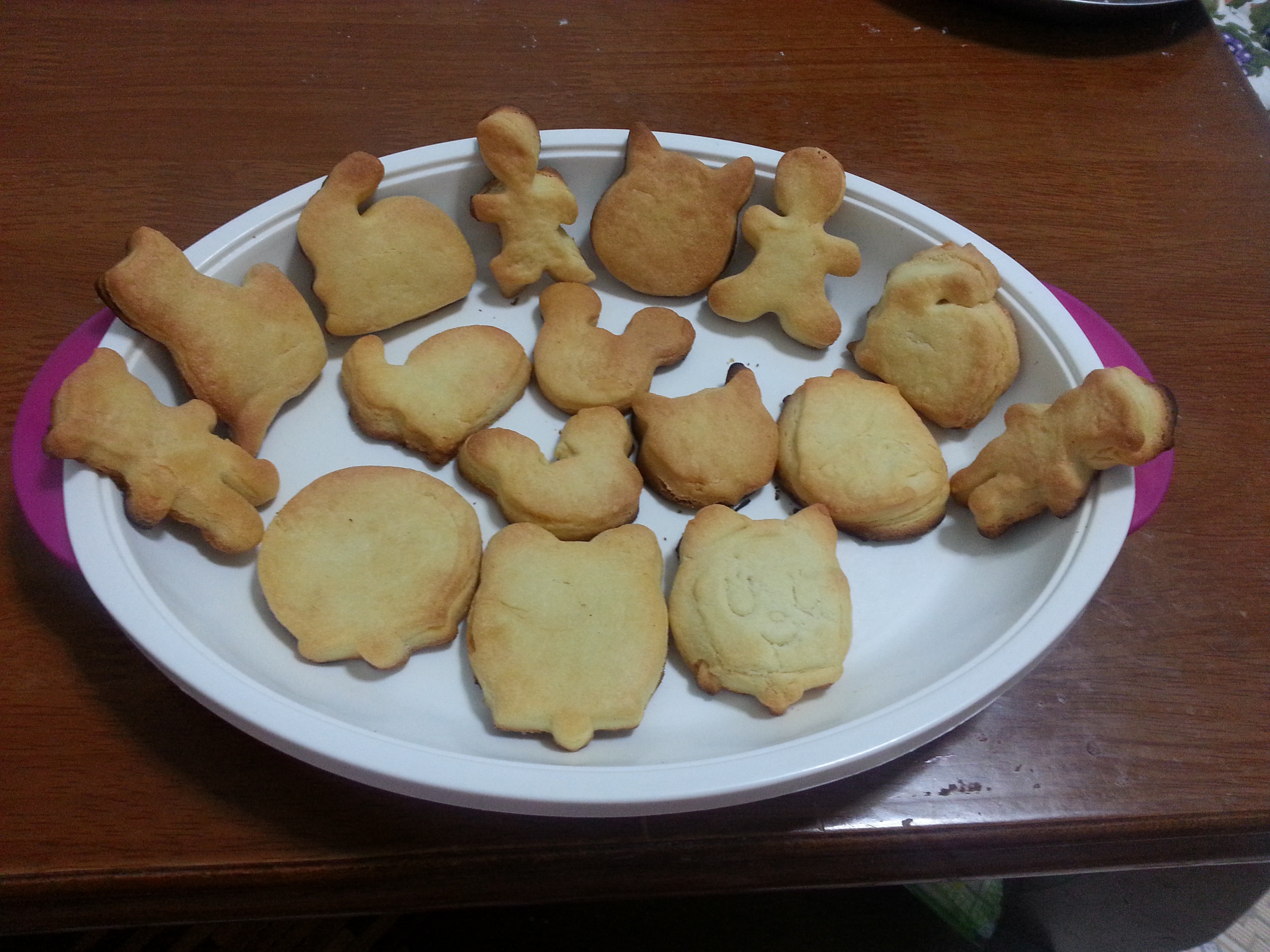 卡通黄油饼干